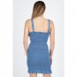 Denim mini dress