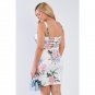 Plus size body con v-neck mini dress