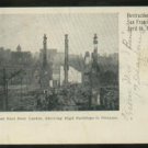 Postcard Destruction of San Francisco By Fire April 18, 1906 -Ellis St. East