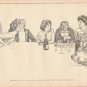 Vintage Art Print The Gibson Girl-Mrs. Katcham Prides Herself - Circa 1907-G-17