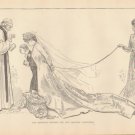Vintage Art Print The Gibson Girl-Studies In Expression- Circa 1907 --G-21