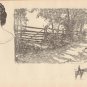 Vintage Art Print The Gibson Girl- She Becomes A Trained Nurse Circa 1907 --G-39