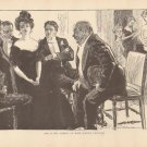 Vintage Art Print The Gibson Girl - She Is The Subject - Circa 1907 --G-13