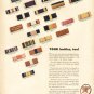 1940s Texaco Air and Oil Company- WW11 Battle Ribbon Print Ad -tva1492