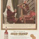 1960 Old Crow Andrew Jackson - Martin Van Buren-  Advertising Print Ad - tva2305