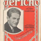 Vintage Sheet Music - Jericho - Syncopation 1929