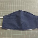 Navy blue adult Face Mask/ Washable / Reusable Cotton Mask / Mouth Mask/ Dust Mask