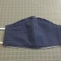 Navy blue adult Face Mask/ Washable / Reusable Cotton Mask / Mouth Mask/ Dust Mask
