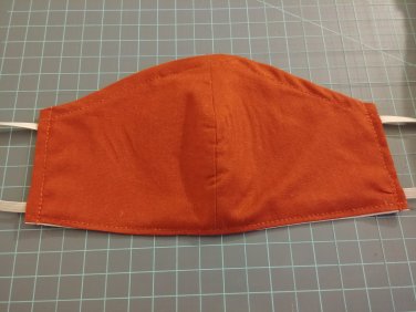 Rust adult Face Mask/ Washable / Reusable Cotton Mask / Protectant Mask/ Mouth Mask/ Dust Mask