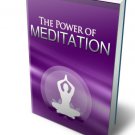 The Power of Meditation eBook PDF with Resell Rights