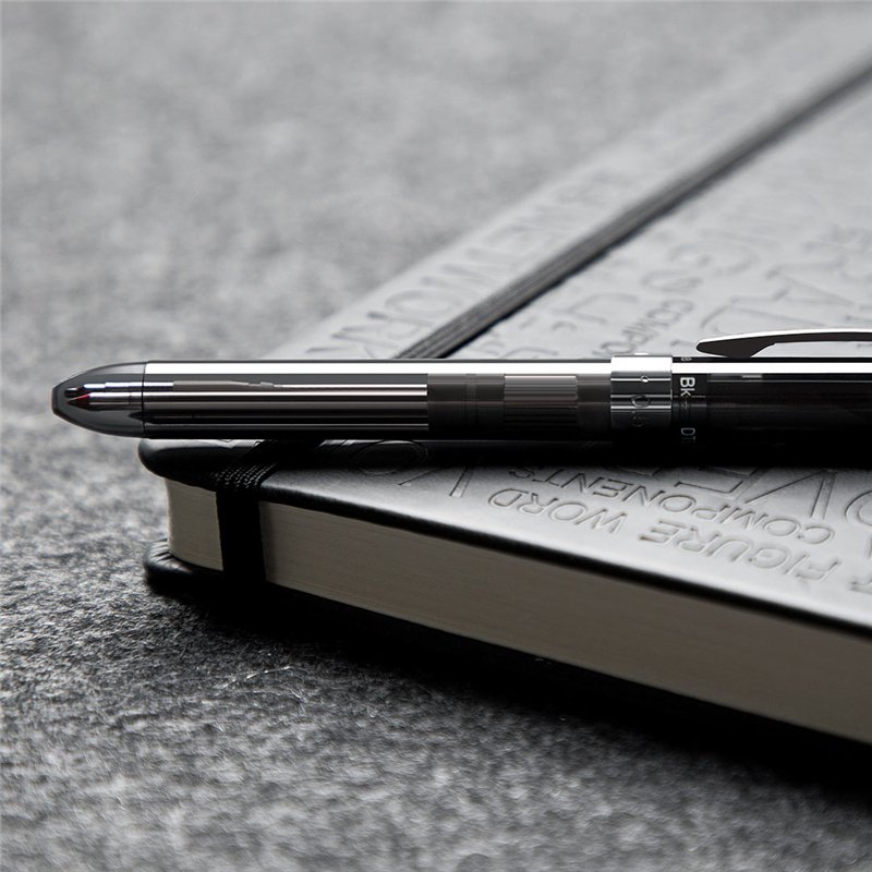 Kinbor 4in1 Automatic Pencil Ballpoint Pen with Eraser 0.5mm Refill