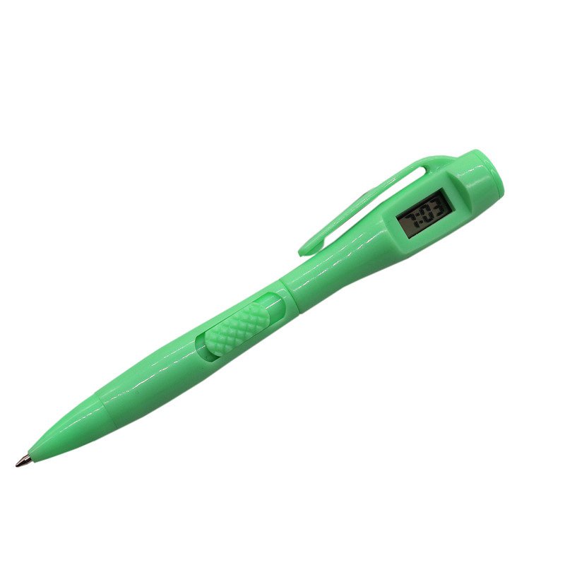 1Pcs Creative Digital Clock Ballpoint Pen Electronic Watch Student Pen ...