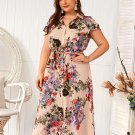Dress Patterns for women,Plus Size Dress,Midi Dress with Short Sleeve