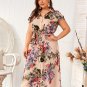 Dress Patterns for women,Plus Size Dress,Midi Dress with Short Sleeve