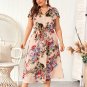 Dress Patterns for women,Plus Size Dress,Midi Dress with Short Sleeve