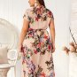 Dress Patterns for women,Plus Size Dress,Midi Dress with Short Sleeve