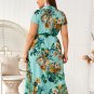Dress Patterns for women,Plus Size Dress,Midi Dress with Short Sleeve