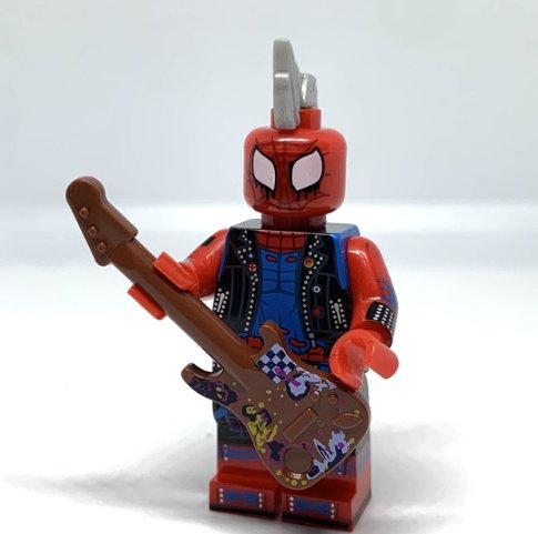 Spider-Punk Minifigure Marvel Spider-Man Across the Spider-Verse