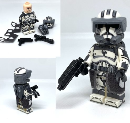 Wolfpack Clone Trooper Minifigures Wolfpack Commander