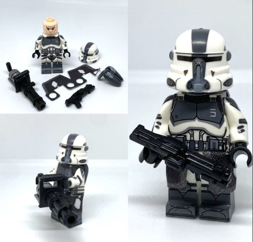 Wolfpack Clone Trooper Minifigures Airborne Trooper
