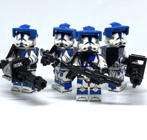 Captain Rex and 501st Legion Clone Trooper Minifigures Star Wars 4 501st Heavy