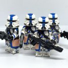 Captain Rex and 501st Legion Clone Trooper Minifigures Star Wars 4 501st Airborne