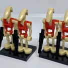Red Security Battle Droid Minifigures Star Wars B1 Battle Droids