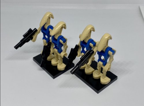 Blue Pilot Battle Droid Minifigures Star Wars B1 Battle Droids