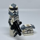 Clone Commander Wolffe Minifigure Star Wars Wolfpack Clone Trooper Standard