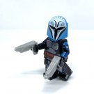 Bo Katan Minifigure Star Wars Mandalorian Nite Owl with Westars and Darksaber Add 2 Westar 35