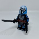 Bo Katan Minifigure Star Wars Mandalorian Nite Owl with Westars and Darksaber Standard