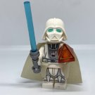 White Darth Vader Minifigure Star Wars Sith Lord with Holocron Redeemed Vader