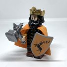 King Robert Baratheon Game of Thrones Minifigure House Baratheon with Warhammer