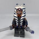Ahsoka Tano Minifigure Star Wars Jedi The Mandalorian Grey Robes