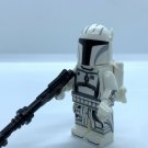 Death Watch Minifigure Star Wars Mandalorian Death Watch Warrior (White)