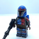 Death Watch Minifigure Star Wars Mandalorian Death Watch Warrior (Blue/Red)