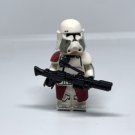 Commander Bacara Minifigure Star Wars Mygeeto Nova Corps Clone Trooper DC-15A Rifle