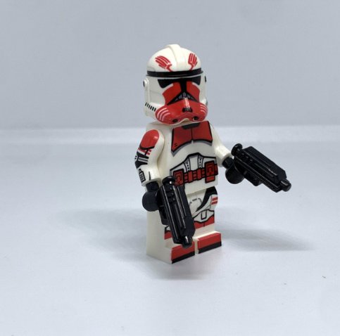 Clone Commander Thorn Minifigure Star Wars Coruscant Guard Shock Trooper with DC-17