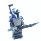 Bo Katan Minifigure Star Wars Mandalorian Nite Owl with Armor and Darksaber