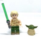 Dagobah Luke Skywalker and Yoda Minifigures Star Wars The Empire Strikes