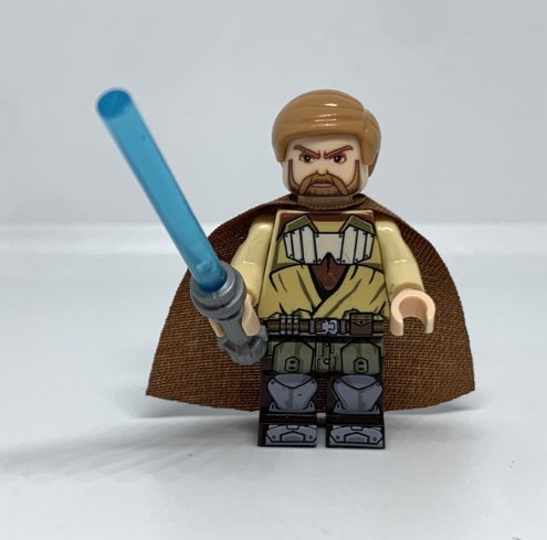 Clone Wars Obiwan Kenobi Minifigure Star Wars Jedi Animated