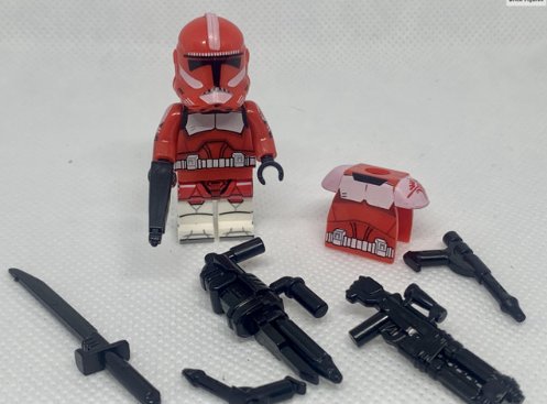 Clone Commander Fox Minifigure Star Wars Coruscant Guard Shock Trooper Commander
