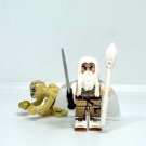 Gandalf the White Lord of the Rings Wizard Minifigure