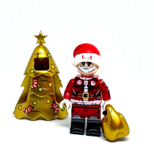 Holiday Captain Rex Clone Trooper and Christmas Tree Minifigure