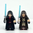 Hooded Anakin Skywalker and Obiwan Kenobi Mustafar Anakin vs Obiwan Minifigures