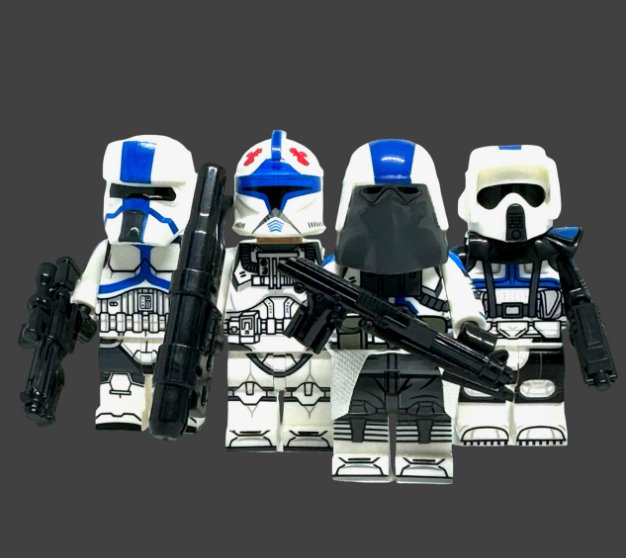 501st Clone Trooper Star Wars Scout Trooper Galactic Marine Pilot Minifigures