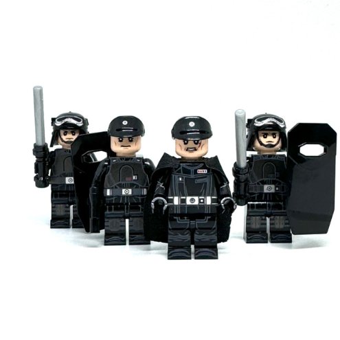 Captain Kaido and Imperial Security Forces / Riot Trooper Star Wars All Four Minifigures
