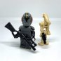 Blackout Clone Trooper Minifigure Star Wars The Clone Wars Comms Trooper vs Battle Droid