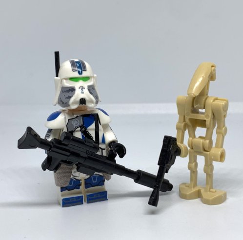 501st Clone Trooper Minifigure Star Wars The Clone Wars 501st Sniper vs Battle Droid
