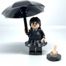 Wednesday Addams Minifigure from The Addams Family with Thing T. Thing